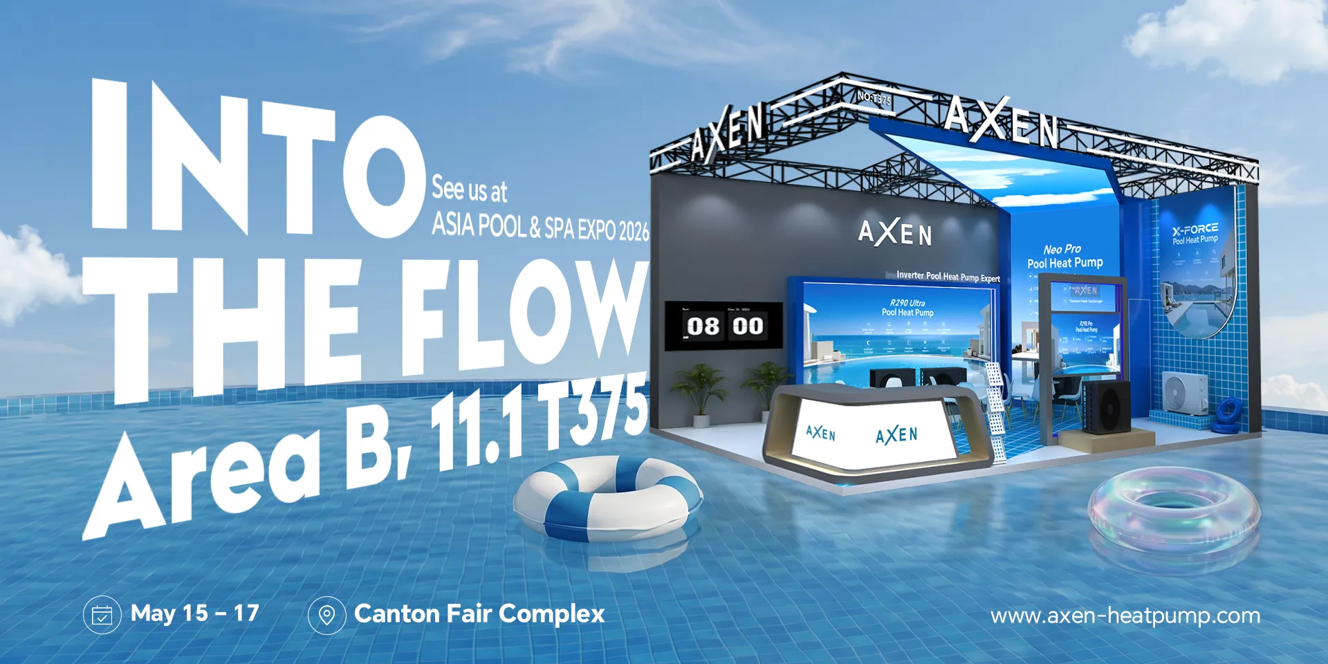 Into the Flow · Incontra AXEN ad ASIA POOL & SPA EXPO 2026